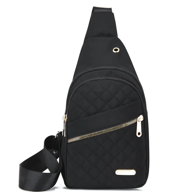 Quilted Sling Belt Bag