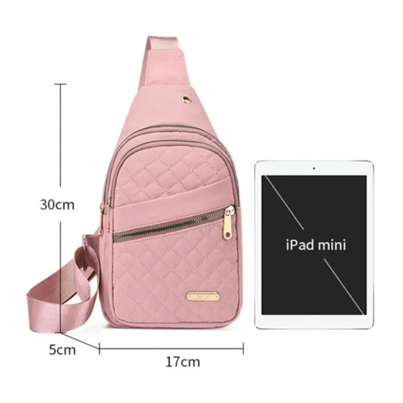 Quilted Sling Belt Bag