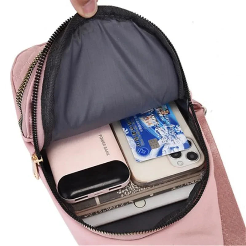 Quilted Sling Belt Bag