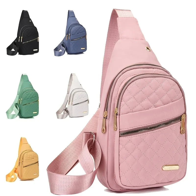 Quilted Sling Belt Bag