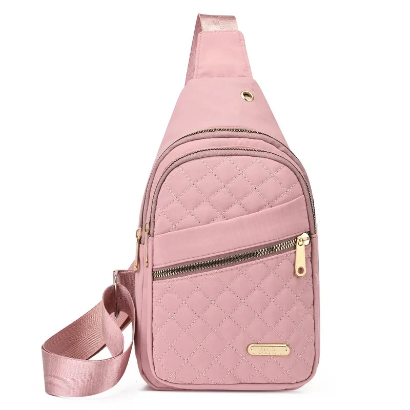 Quilted Sling Belt Bag