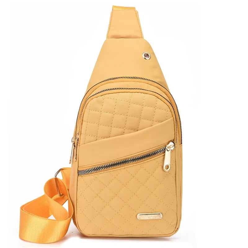 Quilted Sling Belt Bag