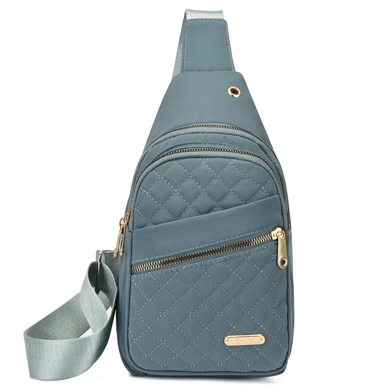 Quilted Sling Belt Bag