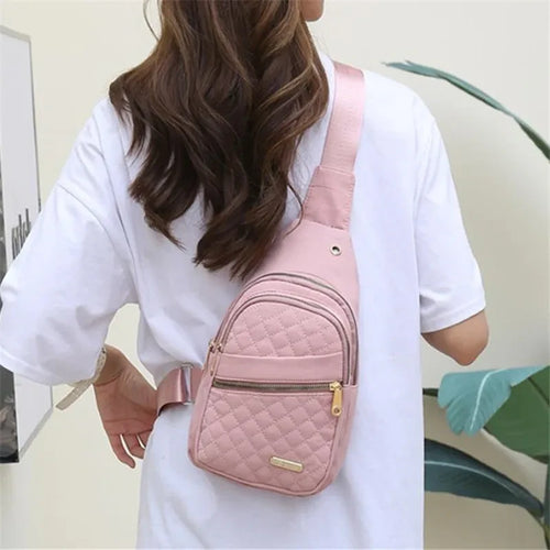Quilted Sling Belt Bag