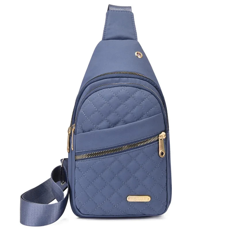 Quilted Sling Belt Bag