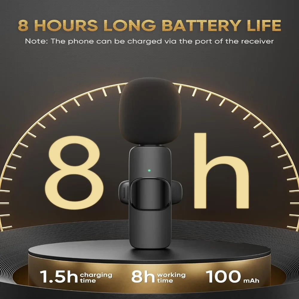Wireless Lavalier Vlogging Microphone Set