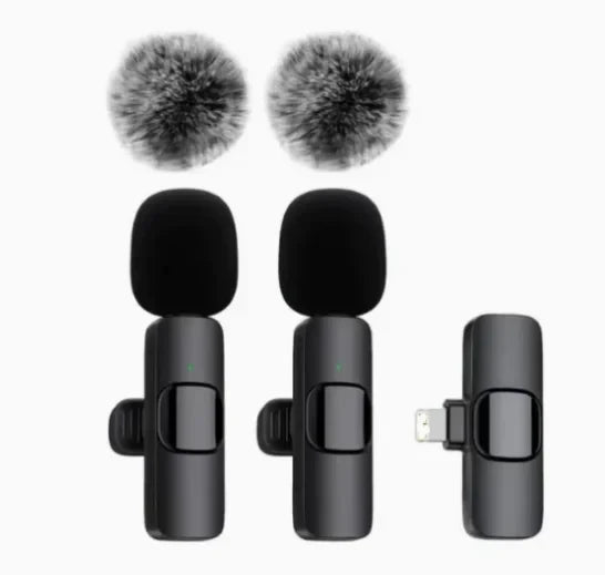 Wireless Lavalier Vlogging Microphone Set