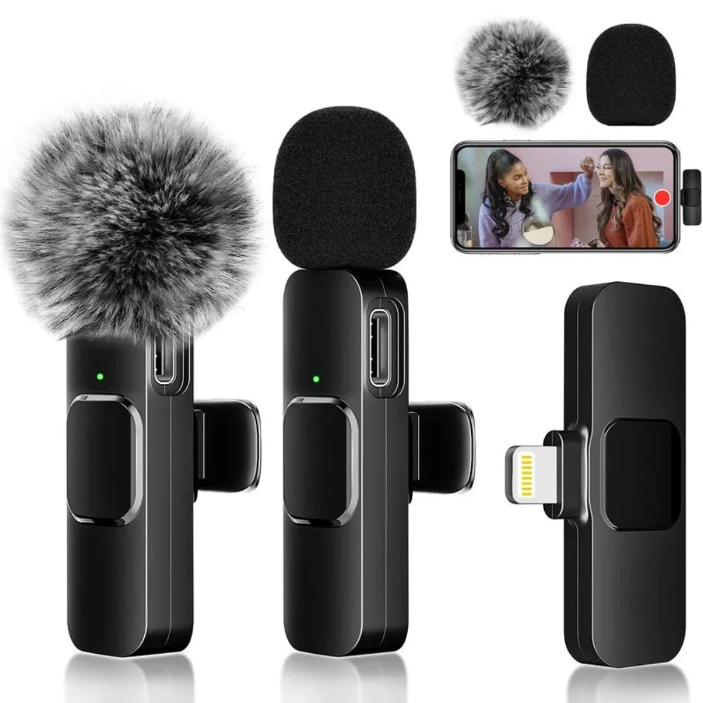 Wireless Lavalier Vlogging Microphone Set