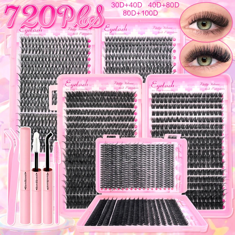 Wispy Individual Lash Extension Kit